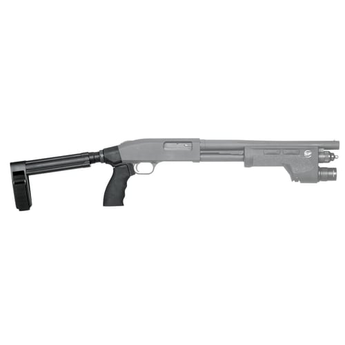 SB Tactical 590SBL01S Shotgun Brace Mossgerg 590 Shockwave 11.75 Inch L x 1.6 Inch W ElastoPolymer Black | 699618782639
