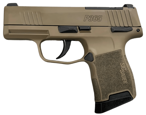 SIG SAUER P365 M.S. 9MM PSTL 3.10 Inch FDE 2-10RD OPTIC READY | 756542283882