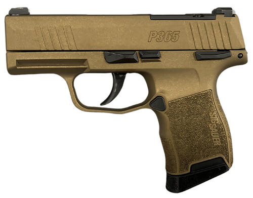 SIG SAUER P365 M.S. 9MM PSTL BURNT BRONZE 2-10RD OPTIC READY | 756542284001