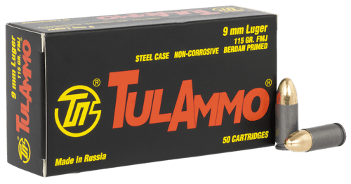 TULAMMO 9MM 115GR FMJ 50RD BOX | 810060961322