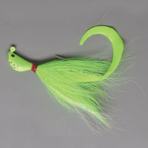Pucci PFJ12CRCR Bucktail Flash Striper Jig, 1/2 oz | 015789000547