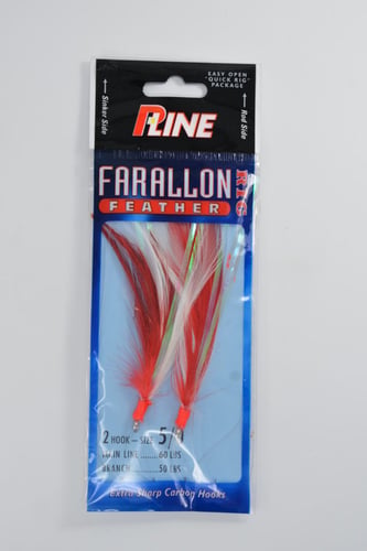 PLINE FARALLON FEATHER 2 HK 5/0 RED/WHITE Stock 750241076 - HMEs Safety Vest constructed of a s | 015789010324