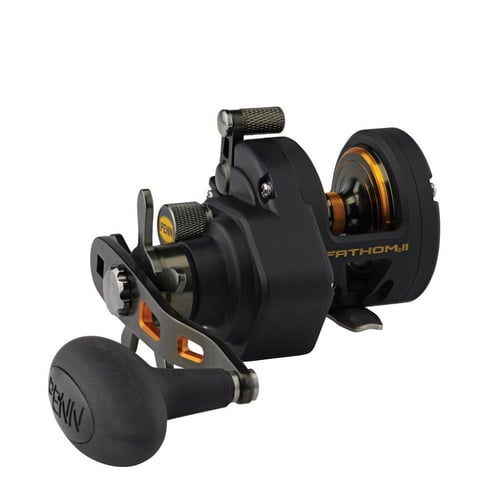 PENN Fathom II Star Drag Reel, Box, Black Gold, 7  6.11 PFMat 1525510 - Obskura Transitional Medium | 031324177666