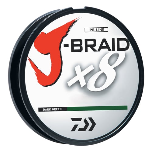 JBRAID JBRAIDX8, Filler Spool, Dark Green  15lb 300 yds - HMEs Safety Vest constructed of a s | 043178132128