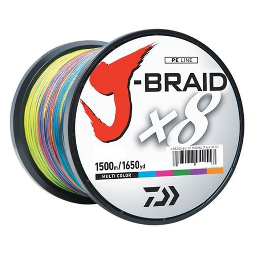 JBRAID JBRAIDX8, Bulk, MultiColor  80lb 3000 yds - HMEs Safety Vest constructed of a s | 043178139547