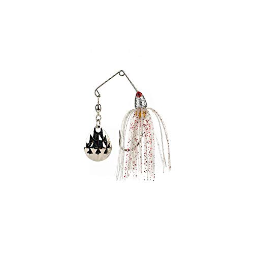 Strike King MK74 MiniKing Spinnerbait, 1/8 oz, Silver | 051034110968