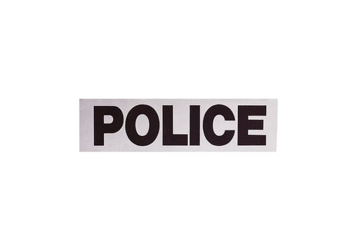 Rothco Reflective Police Patch | RC1494