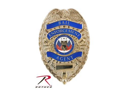 Rothco Deluxe Gold Bail Enforcement Agent Badge | RC1498