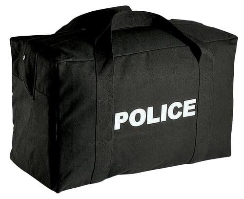 Rothco Large Canvas Police Gear Bag - Black | RC1903