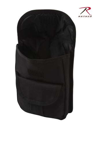 Rothco MOLLE 2 Pocket Ammo Pouch - Black | RC3276
