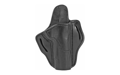 BH1 HLSTR HPCOLT BLK RH ONE SZOpen Top Multi-Fit Belt Holster Black - Right Hand - Bersa Thunder 380, Glk 42/43, Kahr PM9, Kel P11, Rem R51, Rug LC9, Sig P365 - Multi-fit options - Rigid design - Steerhide - Hand-finished interiors - Reinforced, double stitchingign - Steerhide - Hand-finished interiors - Reinforced, double stitching