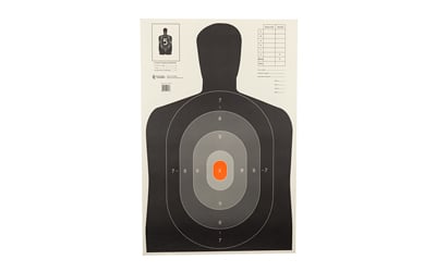 Action Target B27EPROS100 Qualification Pros Silhouette Paper Hanging 23