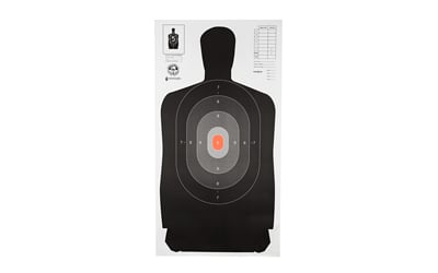 Action Target B27NCJA100 Qualification NC Criminal Justice Academy Silhouette Paper Hanging 24