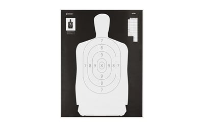 Action Target B34R100 Qualification Reverse Silhouette Paper Hanging 25 yds 17.50