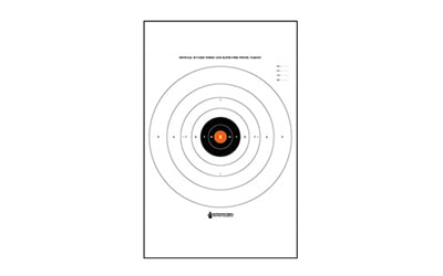 Action Target B8POC100 Competition NRA Time & Rapid Fire Bullseye Paper 25 yds 21