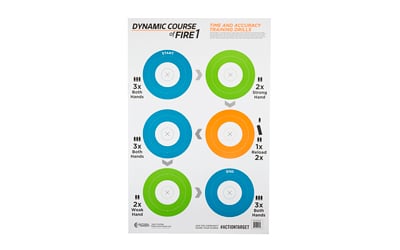 Action Target GSDCFIRE1100 Dynamic Course  Circle Paper 23