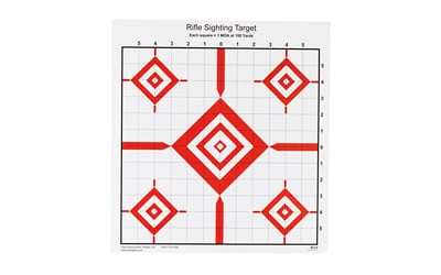 Action Target SI13100 Sighting Advanced Rifle Diamond Paper 100 yds Rifle 14