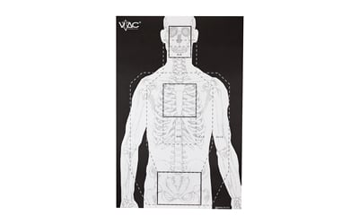 Action Target VTACP100 Sighting Advanced Training Marksmanship/Silhouette Heavy Paper 23