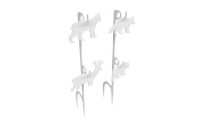 B/C 2/3 IPSC SILHOUETTE TARGET WHT | 888151082928