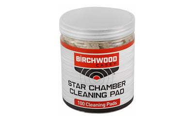 Birchwood Casey STRCLN Star Chamber Cleaning Pads 7.62x51mm NATO Cotton 100 Per Pkg
