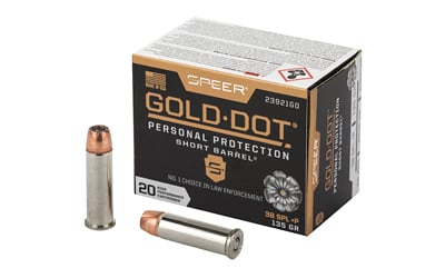 Speer Gold Dot Short Barrel Handgun Ammo