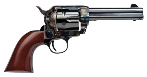 Cimarron PP410 Frontier Revolver 45 LC, 4.75 in, Wood Grp, 6 Rnd, Fixed