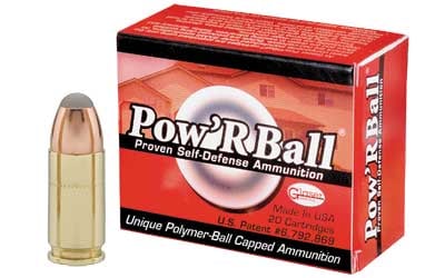 Glaser Pow'RBall Handgun Ammunition  9mm Luger (+P) 100 gr JHP 1475 fps 20/box