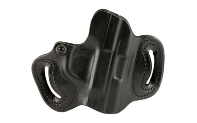 DESANTIS MINI SLIDE HOLSTER OWB RH LEATHER M&P 9/40 BLACK<