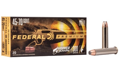 Federal LG45701 Premium HammerDown 45-70 Gov 300 gr Bonded Soft Point 20 Per Box/ 10 Case