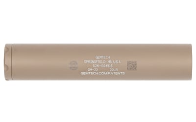 GEMTECH GM-22 SUPPRESSOR 22LR FDE | 022188904703