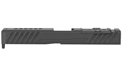 Grey Ghost Precision GGP173OCV3 GGP17 Version 3 Slide Compatible w/Glock G17 Gen3, Milled For Trijicon RMR & Leupold Deltapoint Pro, 17-4 Stainless Steel w/Black Nitride Finish