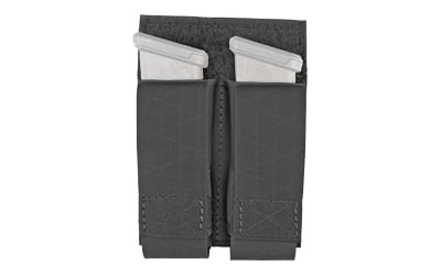 GREY GHOST DOUBLE PISTOL MAGNA MAG POUCH LAMINATE BLACK