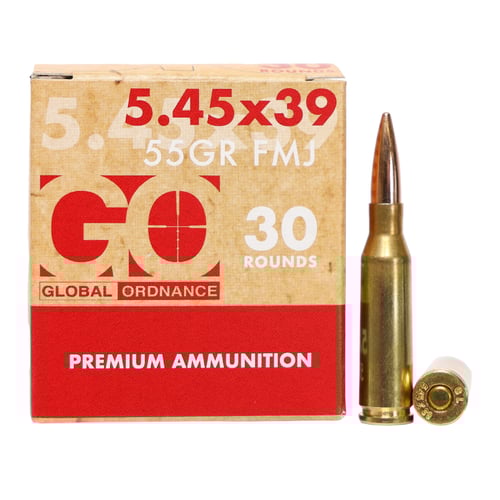 GO 5.45X39MM 55GR FMJ BRASS 30/1350 | 5.45x39mm | 197892005456