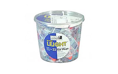 Howard Leight Super Leight Ear Plugs PreShaped Foam Coral Ear Plugs 33dB 50/pr Corded Tub | 033552015550