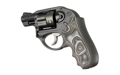 HOGUE GRIP RUGER LCR G10 BLACK/GREY