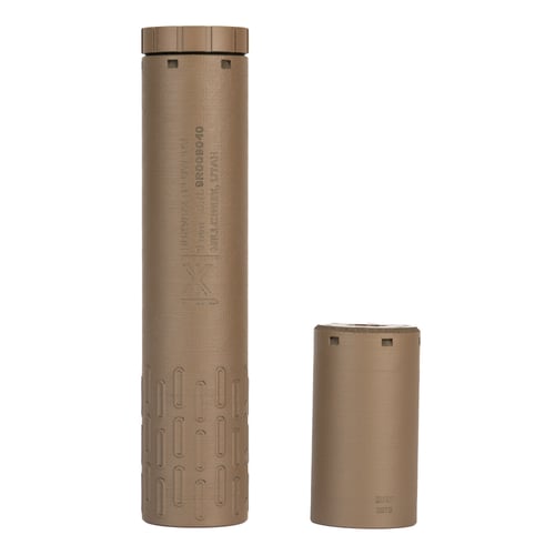 HUXWRX SUPPRESSOR FLOW 9 M FDE | 9x19mm NATO | 810176430705