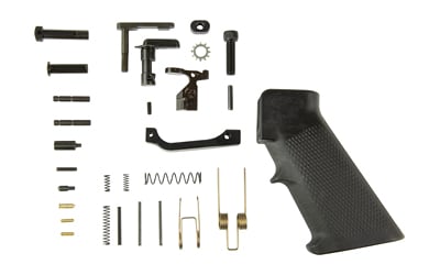 AR15 LOWER PARTS LITE KIT W/NO FIRE CONTROL GROUP BLACK | 811163034968