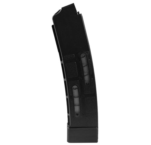 CZ-USA 11355 Scorpion  30rd 9mm Luger Detachable w/Capacity Window For CZ Scorpion Black Polymer