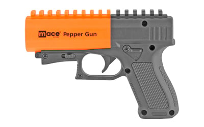 PEPPER GUNPepper Gun 2.0 OC Pepper - UV Dye - Power Stream - Up to 7 Bursts - Up to 20ft -Integrated Picatinny rail allows you to attach accessories to your Pepper Gun