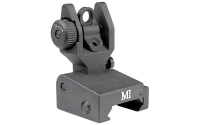 MI SPLP FLIP UP REAR SIGHT LOW PROFILE FITS PICATINNY RAILS