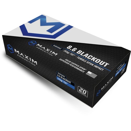 MAXIM 8.6 BLK 235GR TUI SBA 20/200 | 680017491505