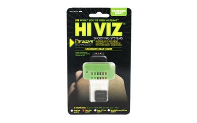 HIVIZ LITEWAVE REAR SIGHT FOR FOR GLOCK 45ACP/45GAP/10MM