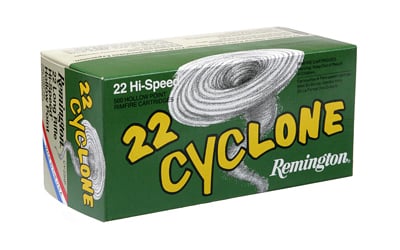 Remington Ammunition 21222 Cyclone Rimfire 22 LR 36 gr Hollow Point 50 Per Box/ 100 Cs