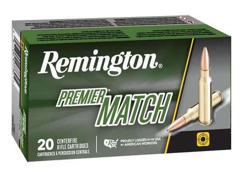 Remington Ammunition 27673 Premier Match 6.5 PRC 145 gr Berger Open Tip Match 20 Per Box/ 10 Cs