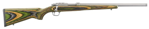 RUGER 77/17 .17WSM STAINLESS GREEN MOUNTAIN LAM. THREADED