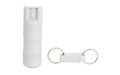 Sabre Red Keychain Pepper Spray  <br>  Gray Hardcase with Quick Release Key Ring