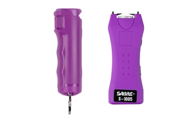 Sabre Pepper Spray and Stun Gun Defense Kit  <br>  Purple
