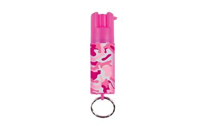 Sabre Keychain Pepper Spray  <br>  Pink Realtree Edge with Key Ring