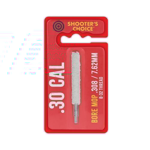 SHOOTERS CHOICE COTTON BORE MOP .30/.3006/.308/8MM 3 Inch | .30 | 027784000293