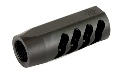 Seekins Precision 0011510039 ATC Muzzle Brake Black Melonite 416R Stainless Steel with 5/8